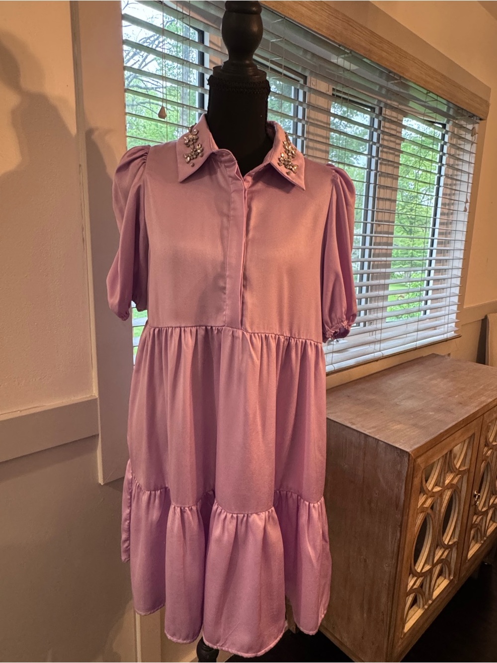 TCEC Lilac Soft-Blouse Top